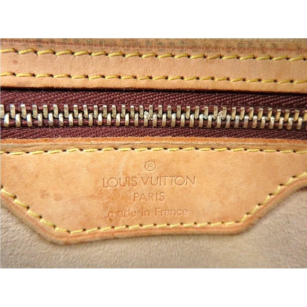 Louis Vuitton Brown and Tan Monogram Tote - Picture 14 of 16